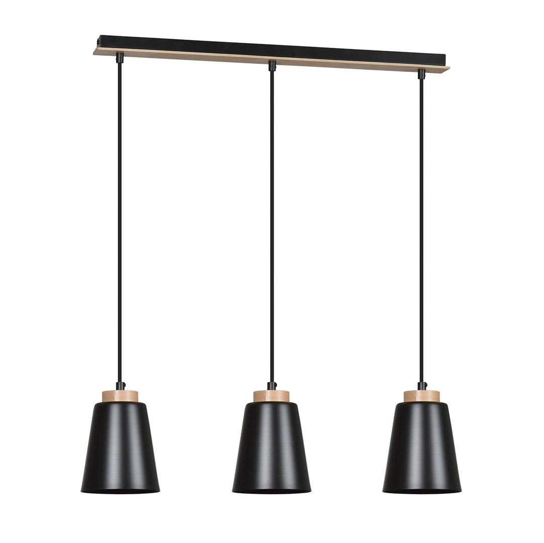 Bolero 66cm Negro Lámpas de techo De Emibig Lighting - La lámpara de techo Bolero de estilo escandinavo es una excelente opción para la sala de estar, el dormitorio o la oficina en casa.