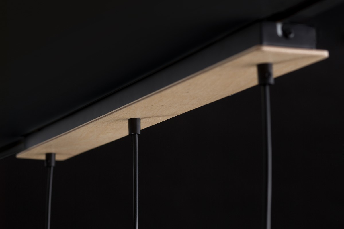 Bolero 66cm Negro Lámpas de techo De Emibig Lighting - La lámpara de techo Bolero de estilo escandinavo es una excelente opción para la sala de estar, el dormitorio o la oficina en casa.
