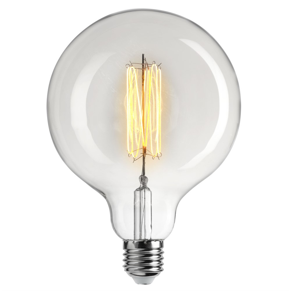 E27 Globo 2W 2200K Regulable Transparente De Unison - El dise&ntilde;o cl&aacute;sico y el filamento en espiral de la fuente de luz la hacen ideal para luminarias abiertas e instalaciones decorativas donde tanto la est&eacute;tica como la calidad de la luz son primordiales.