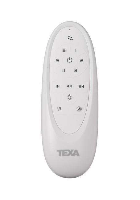 Cetus II Ø132 Blanco De Texa Design - El motor de bajo consumo ofrece 6 velocidades y funci&oacute;n inversa, por lo que puede utilizarse tanto dentro como fuera de la estufa.