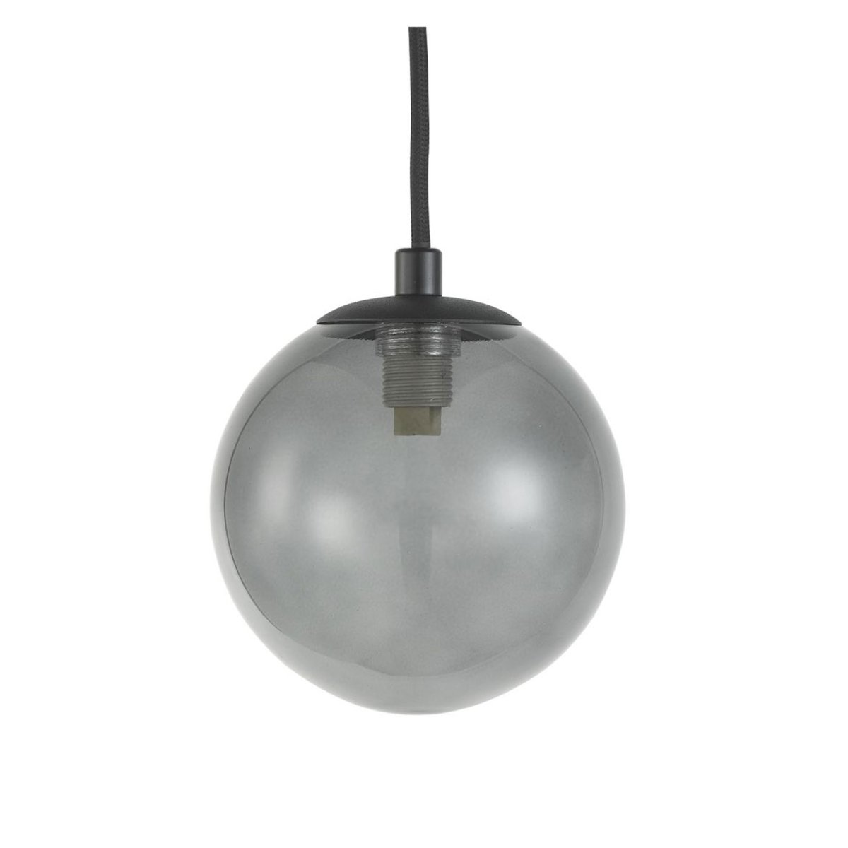 Como Ø12 Color humo lámpara de ventana De Oriva - Esta moderna lámpara de ventana con pantalla de cristal ahumado redondeada añade un toque elegante y sofisticado a su interior.