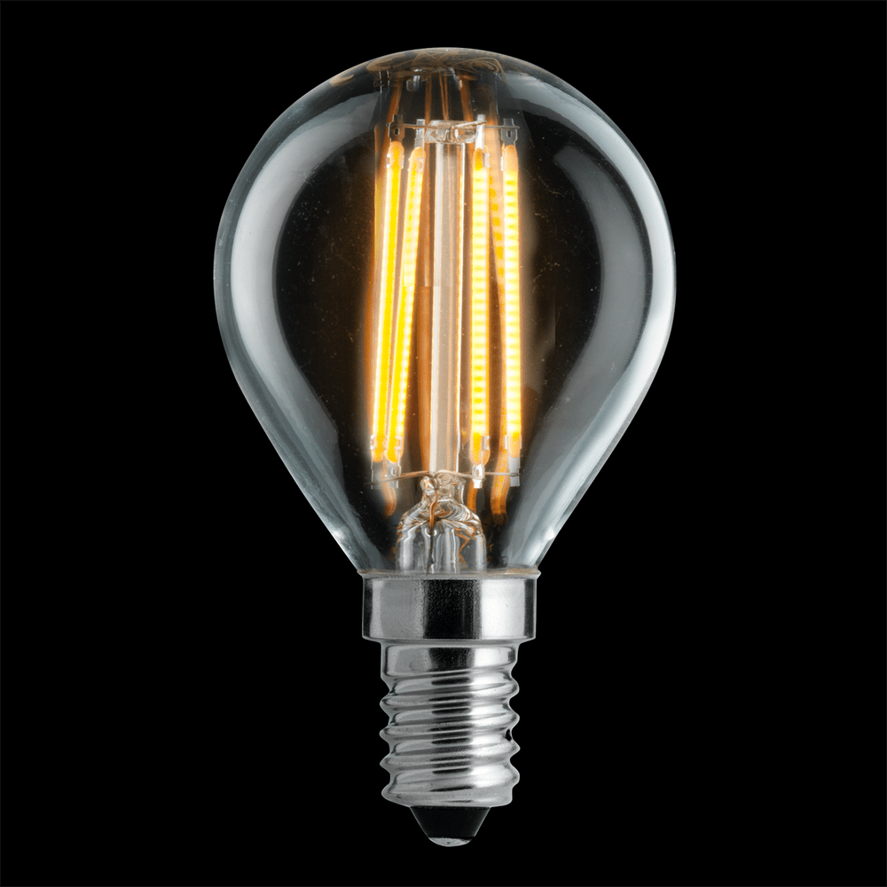 E14 4,5W 2200K Regulable en 3 niveles Transparente De Unison - Gracias a la funci&oacute;n de atenuaci&oacute;n de 3 niveles y a la funci&oacute;n de memoria, el brillo se puede ajustar f&aacute;cilmente seg&uacute;n sea necesario y se puede crear la atm&oacute;sfera adecuada en la habitaci&oacute;n.