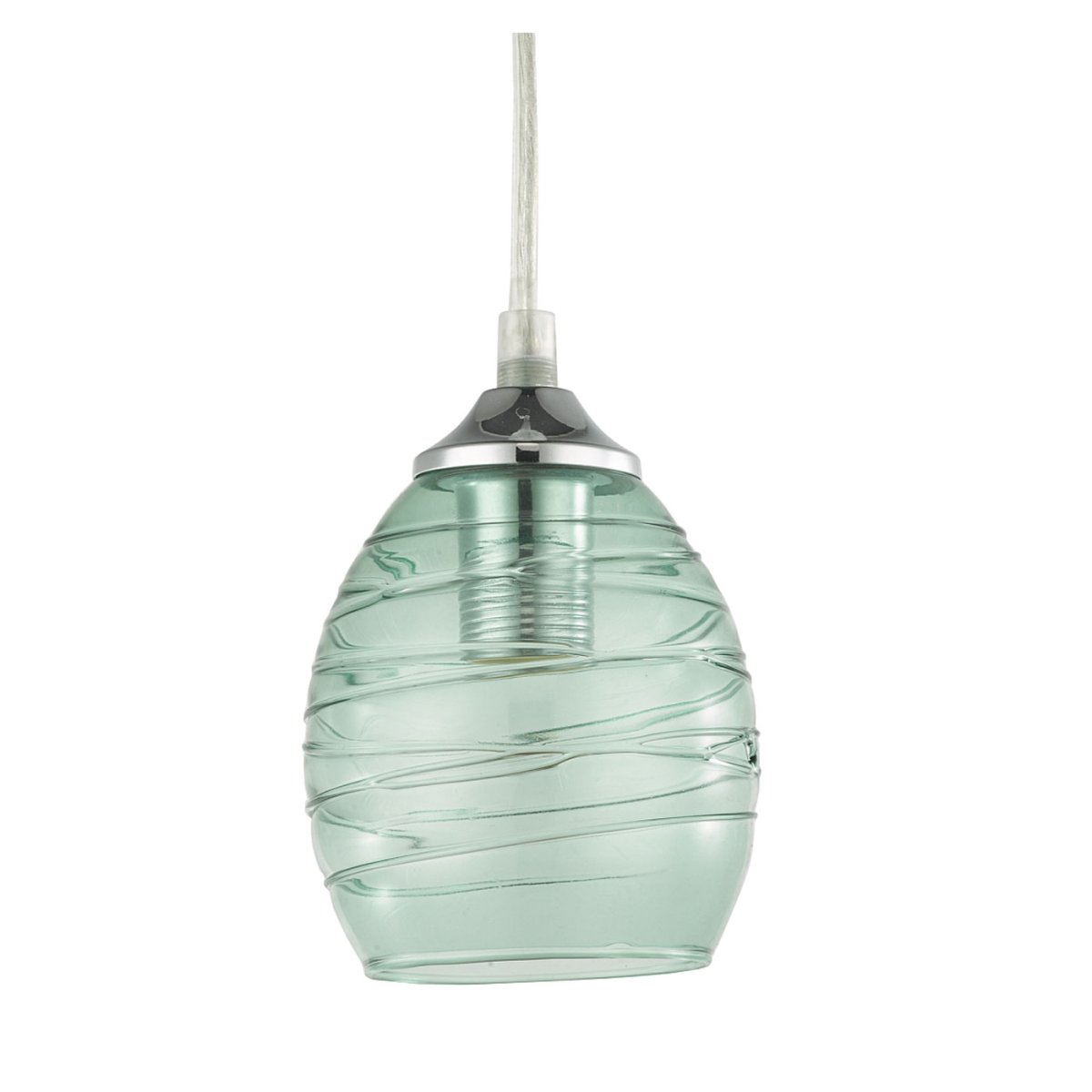 Imagen ampliada de Tellus Ø10 Verde lámpara de ventana De Oriva - Esta elegante l&aacute;mpara de ventana de vidrio agrega un toque fresco y moderno a su hogar.