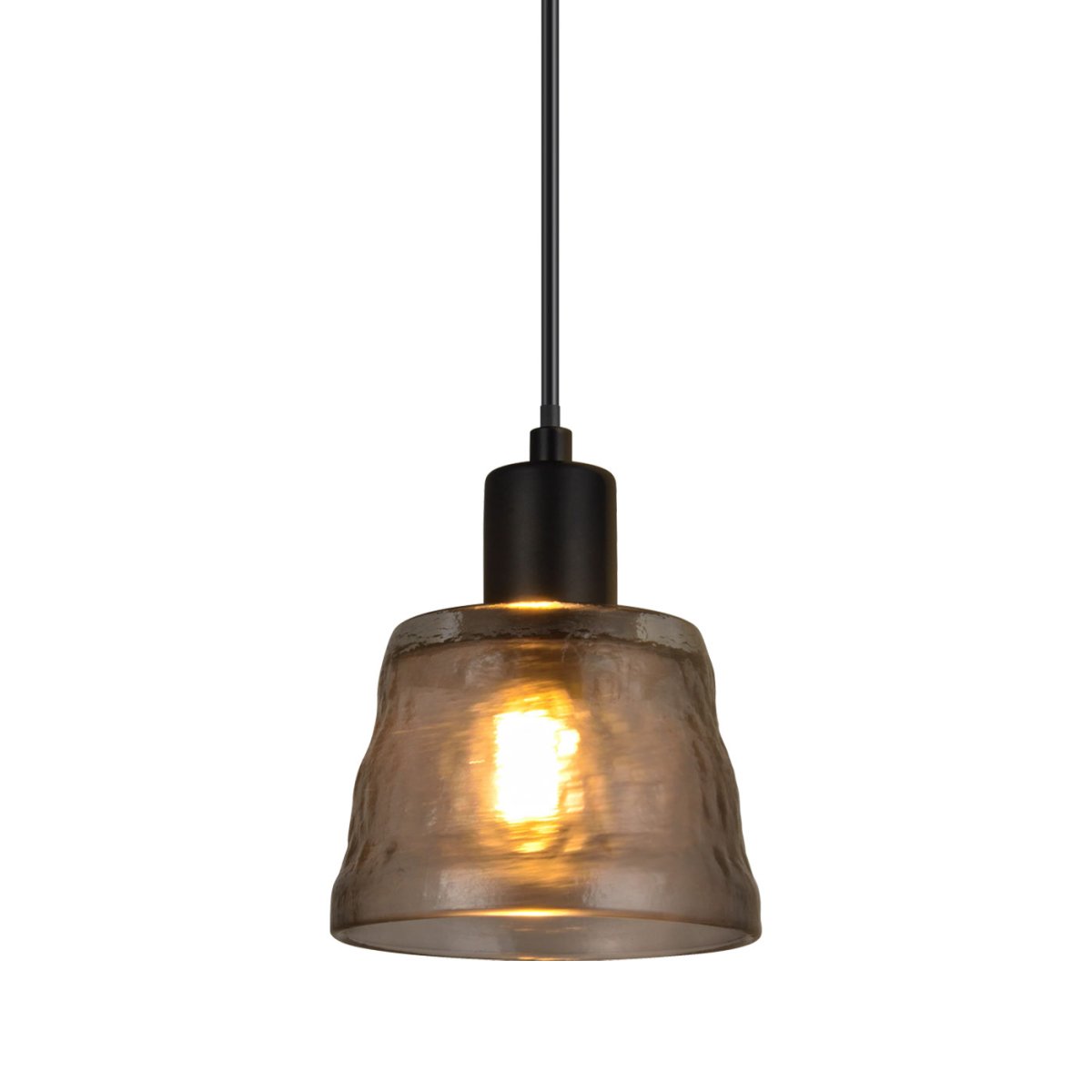 Bonnie Ø13 Color humo lámpara de ventana De Oriva - Esta elegante l&aacute;mpara de ventana de vidrio ahumado crea un ambiente c&aacute;lido y acogedor en su hogar.