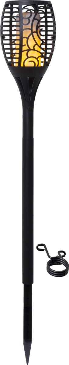 Flame Negro lámpara solar De Star Trading - 
