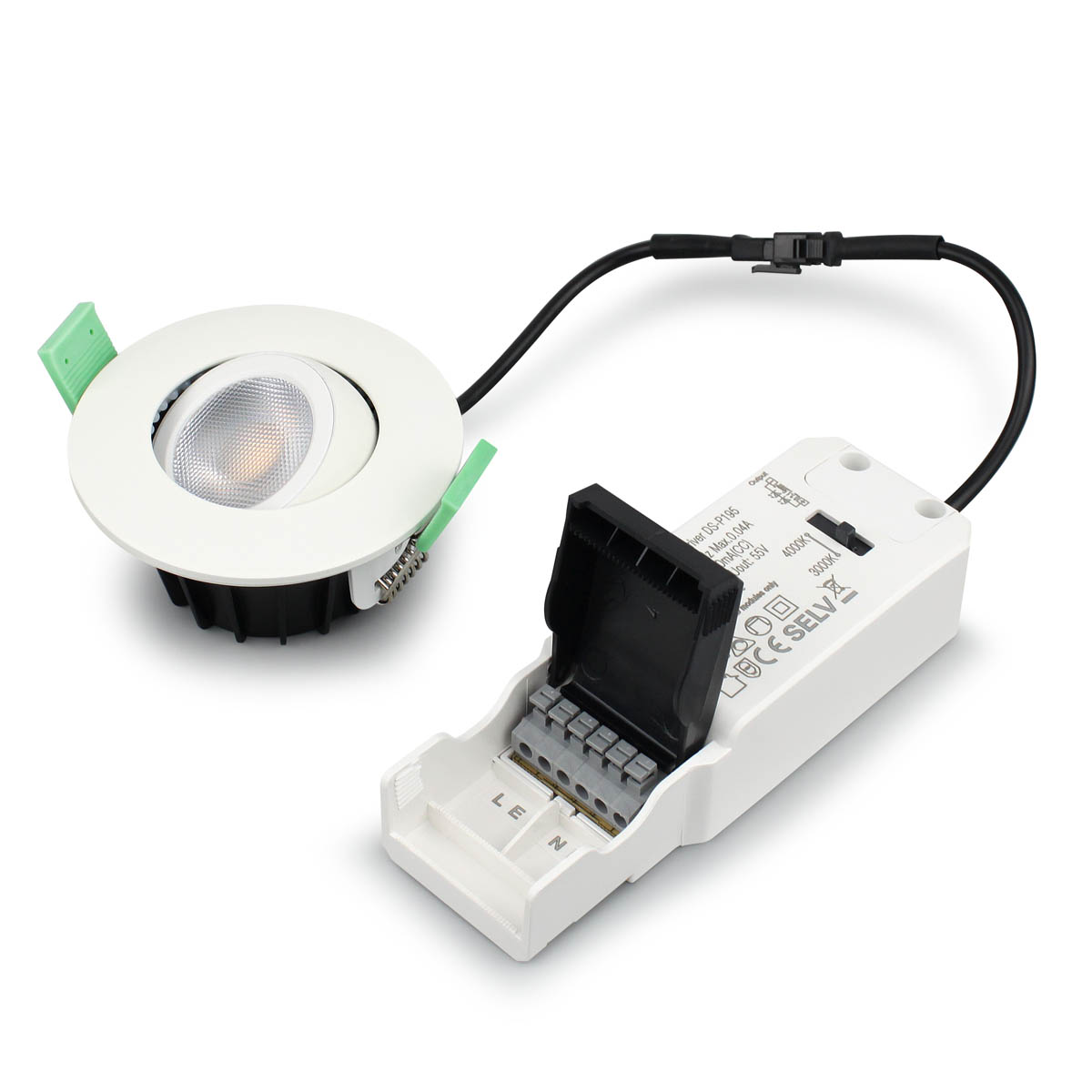 Sanna 230V 3000-4000K Blanco De Llitt - Sanna es una elegante luminaria empotrable, regulable y de bajo consumo, con funci&oacute;n de giro de 360&deg;.