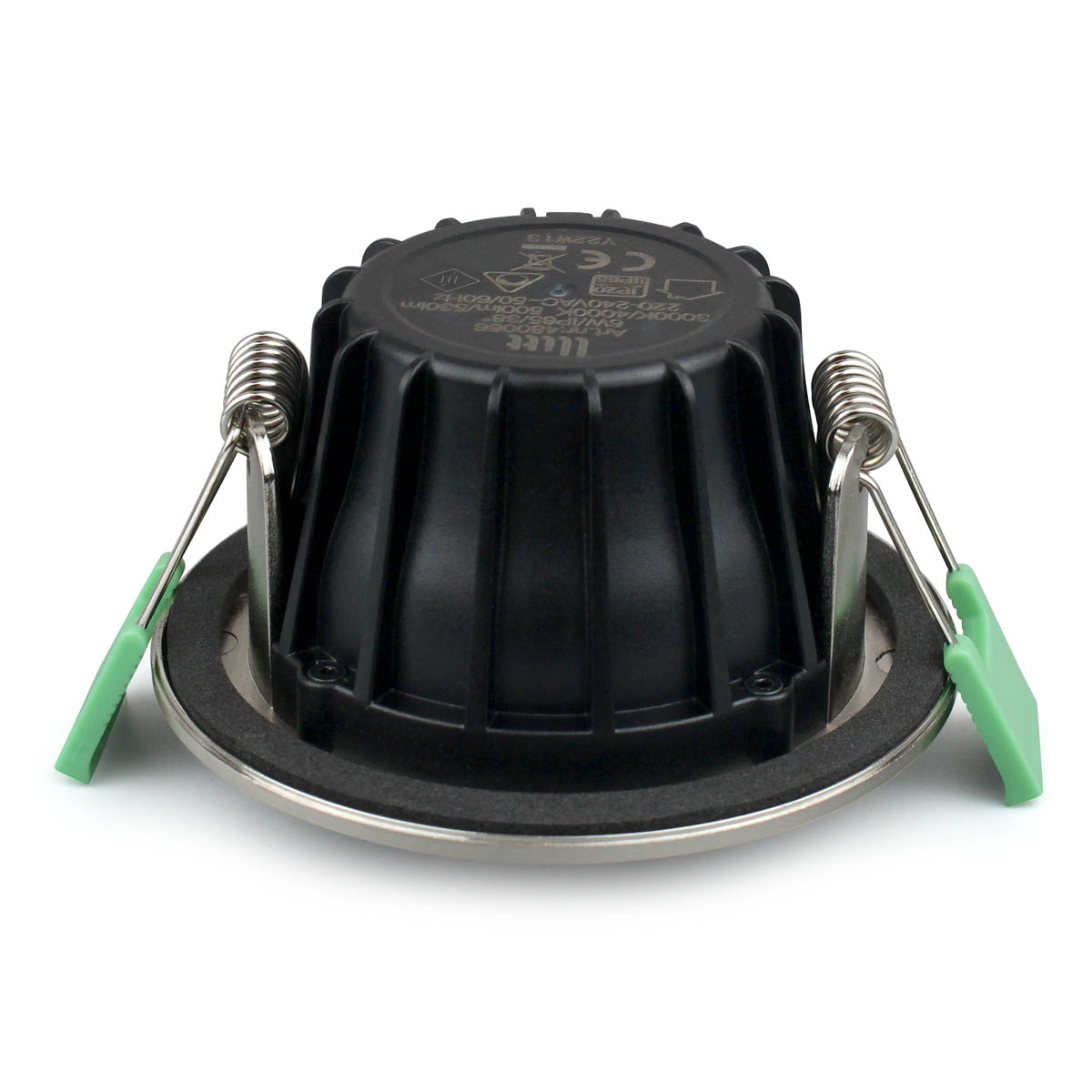 Sanna 230V 3000-4000K Acero cepillado De Llitt - Este foco ofrece una luminosidad de poco m&aacute;s de 520 l&uacute;menes y una temperatura de color ajustable de 3000 K/4000 K.