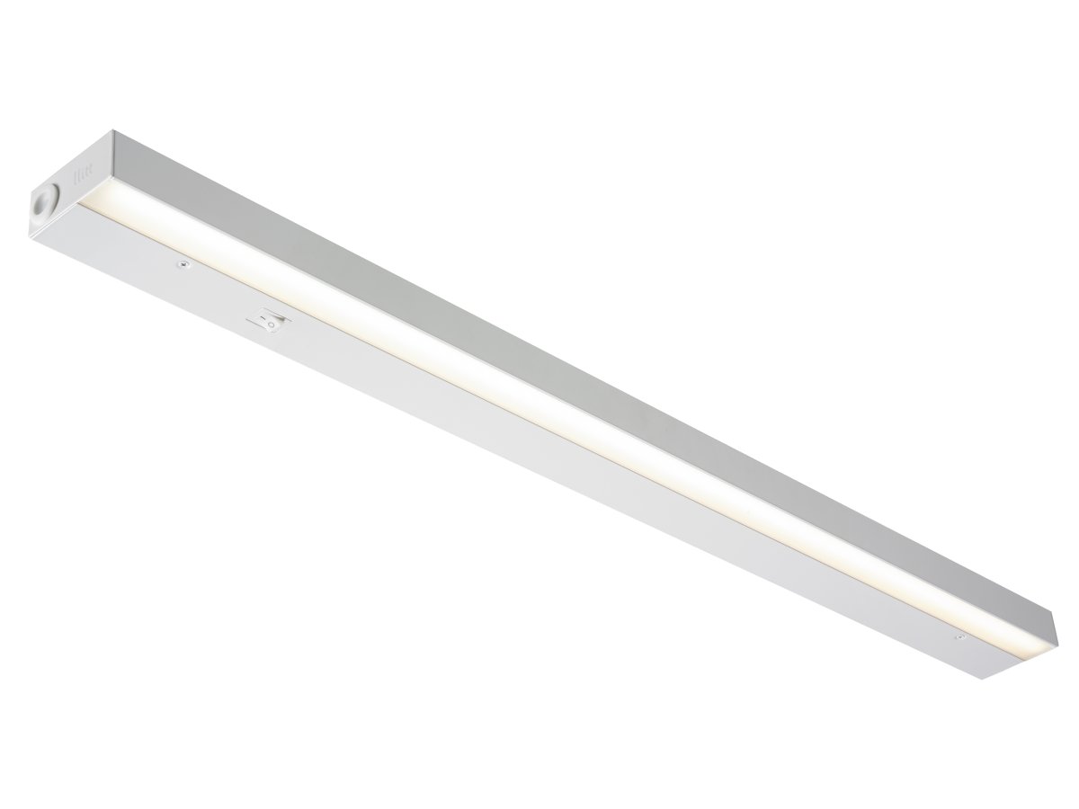 Jenny 87cm Blanco De Llitt - Jenny es una l&aacute;mpara de mesa lineal con interruptor, regulable mediante un regulador de intensidad de pared o encendi&eacute;ndose y apag&aacute;ndose con un interruptor integrado.