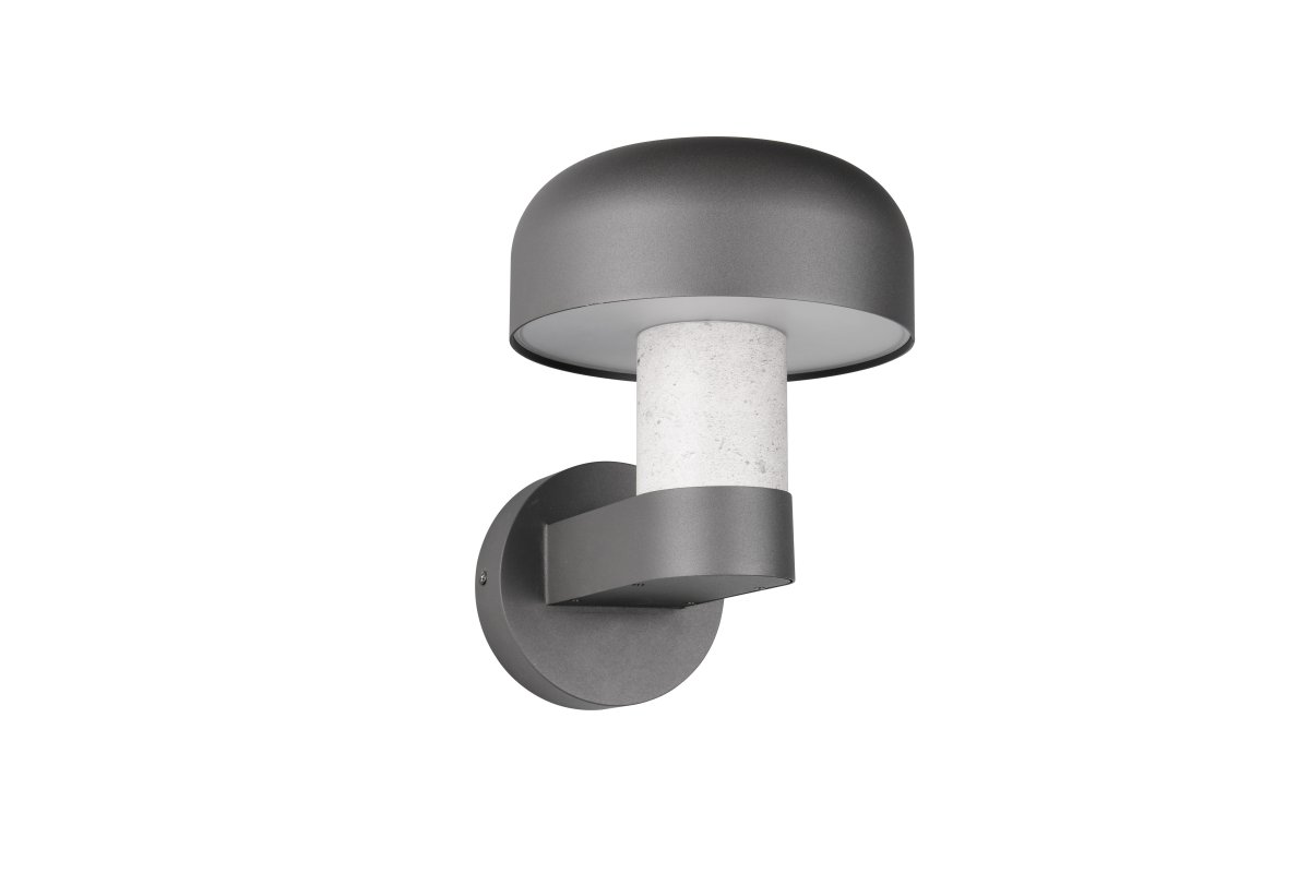 Fraser 24cm Apariencia de hormigón lámpara de exterior De Trio Lighting - El grado de protecci&oacute;n IP54 lo hace resistente a la intemperie y al viento: perfecto para el clima n&oacute;rdico.