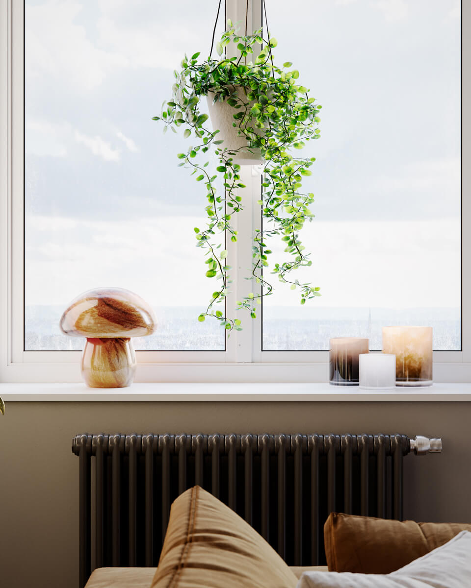 Mira Mushroom 30cm Naturaleza lámpara de mesa De By Rydéns - La l&aacute;mpara no es solo una fuente de luz funcional, sino tambi&eacute;n un detalle art&iacute;stico que resalta su interior con su dise&ntilde;o inspirado en la naturaleza y su calidad artesanal.