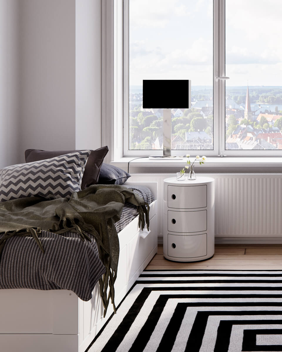 Prime 70cm Cromo lámpara de mesa De By Rydéns - La l&aacute;mpara de mesa Prime tiene un dise&ntilde;o moderno y elegante con una base de metal y una pantalla de tela.