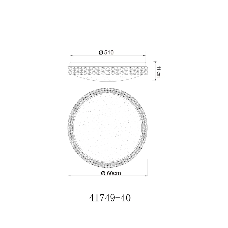 Ovi Ø60 Blanco plafón De Globo Lighting - Kombinationen av vit metall, glittrande dekordetaljer och klara plastkristaller g&ouml;r den till en riktig blickf&aring;ngare.