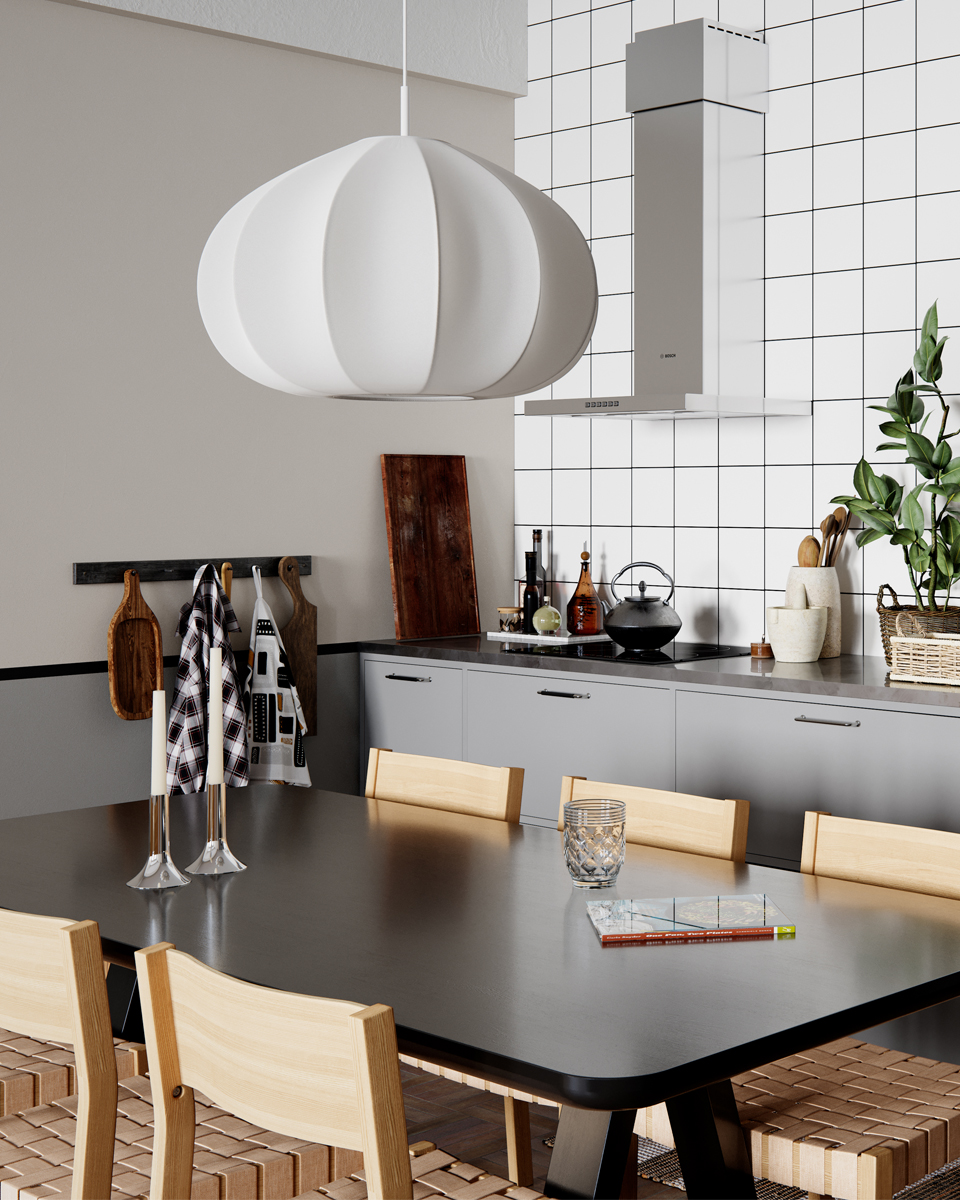 Ebba Ø60 Blanco Lámpas de techo De By Rydéns - Descubre las posibilidades de la l&aacute;mpara de techo Ebba y deja que su sencilla belleza y dise&ntilde;o funcional se conviertan en un adorno en tu estancia.