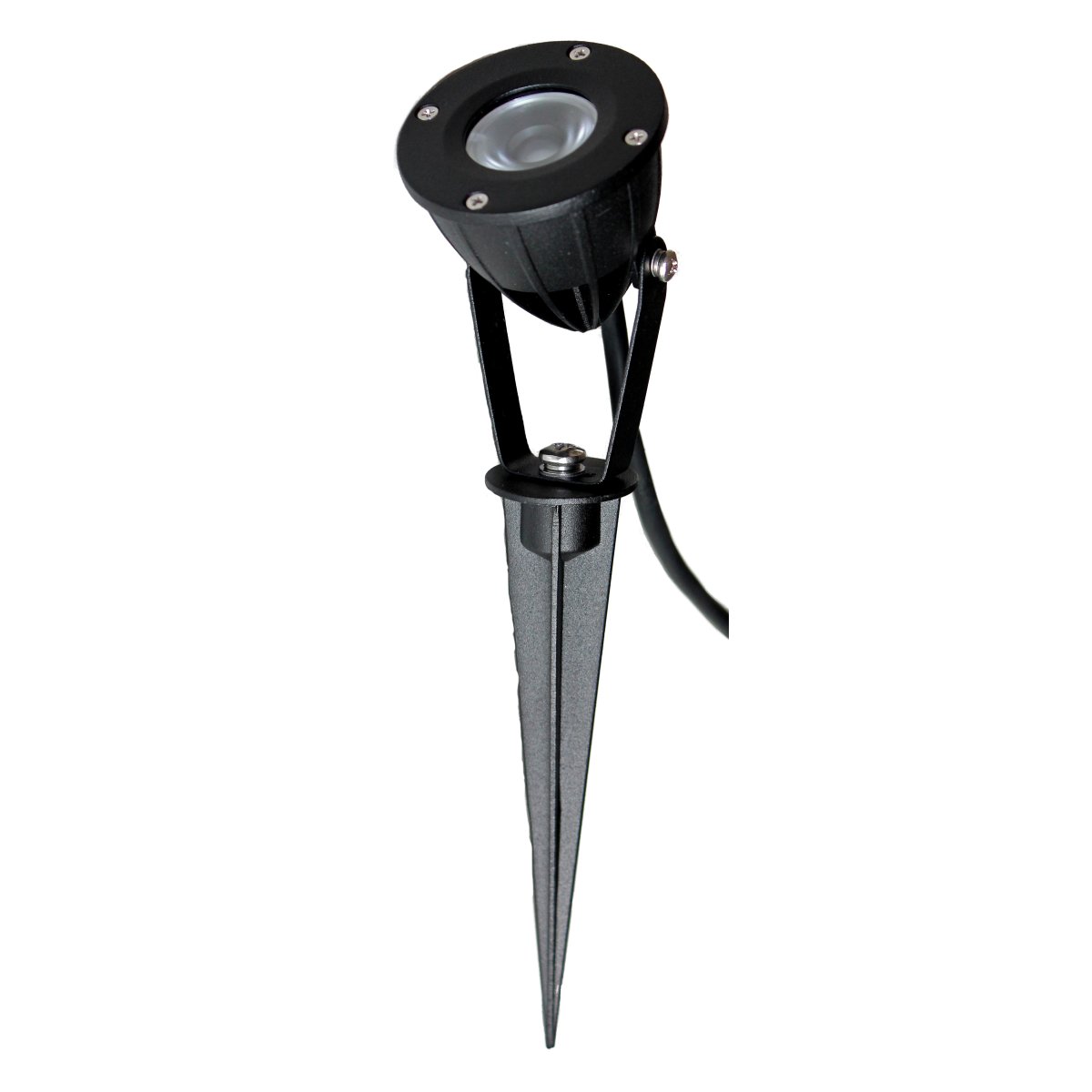 Luminus Negro De Lightson - Una l&aacute;mpara con una distribuci&oacute;n de luz estrecha, adecuada para &aacute;rboles en los que se desea resaltar el tronco o donde la luz debe llegar hasta la copa, por ejemplo pinos altos y abedules.