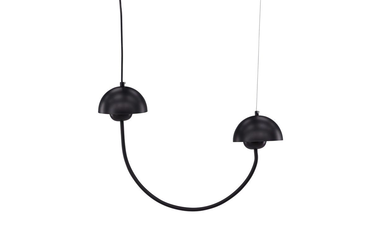 Lyckorna 55cm Negro Lámpas de techo De Venture Design - Es ideal para quienes buscan una l&aacute;mpara decorativa y elegante, con un dise&ntilde;o suave que se adapta a la mayor&iacute;a de las habitaciones y estilos de interior.