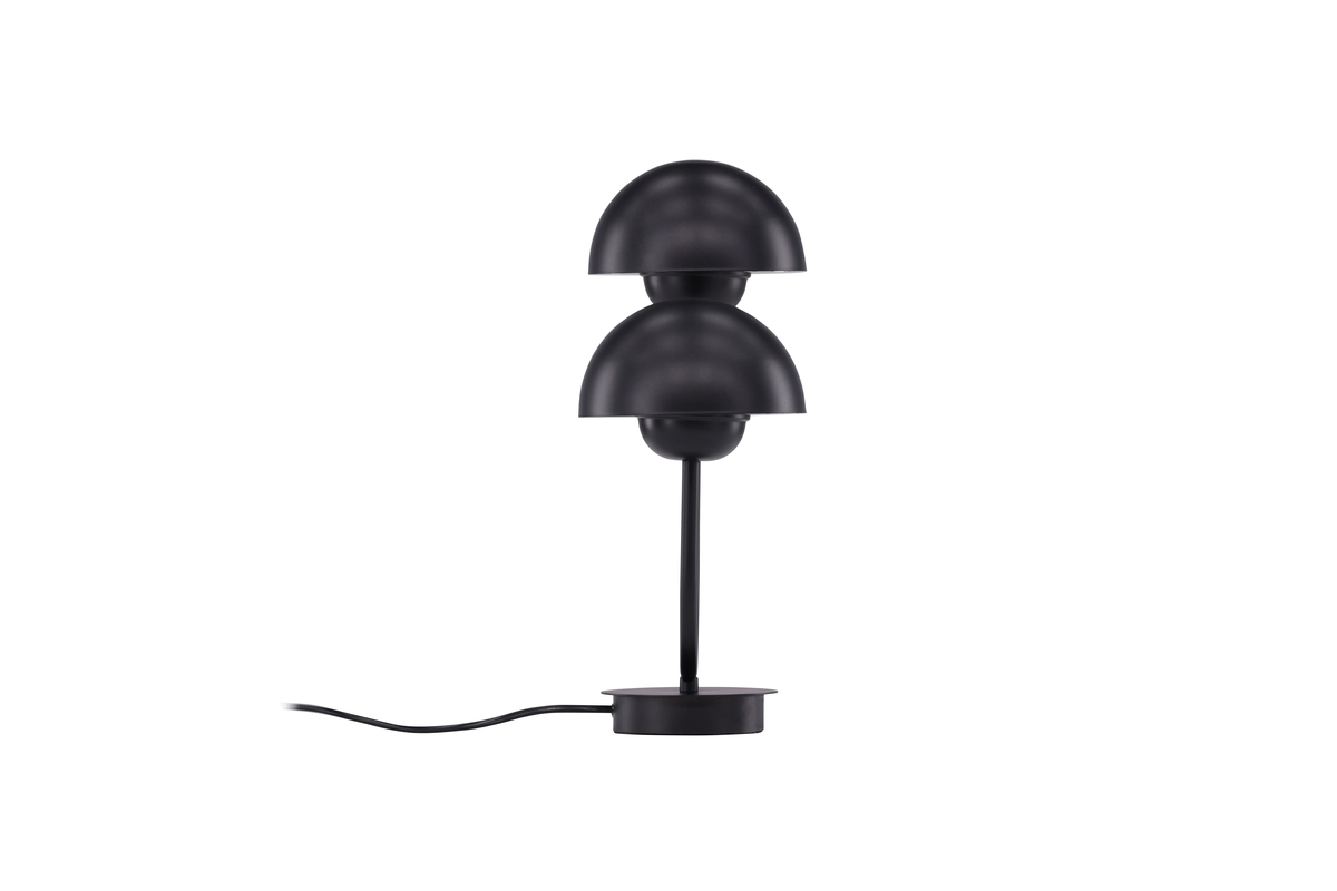 Lyckorna 38cm Negro lámpara de mesa De Venture Design - Esta lámpara es perfecta para quienes buscan una lámpara decorativa pero elegante con un diseño suave que se adapte a la mayoría de habitaciones y estilos de interiores.