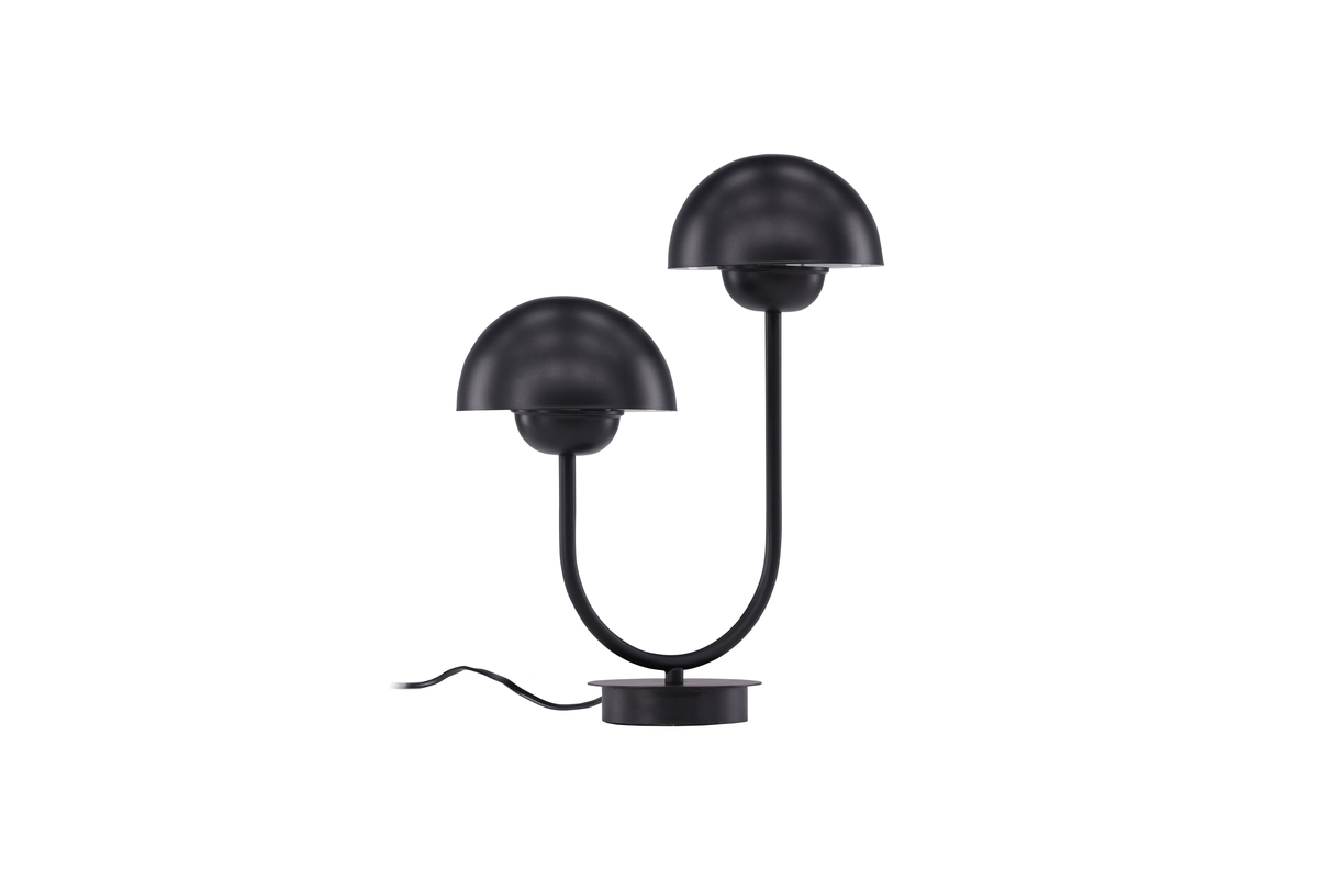 Lyckorna 38cm Negro lámpara de mesa De Venture Design - Esta lámpara es perfecta para quienes buscan una lámpara decorativa pero elegante con un diseño suave que se adapte a la mayoría de habitaciones y estilos de interiores.