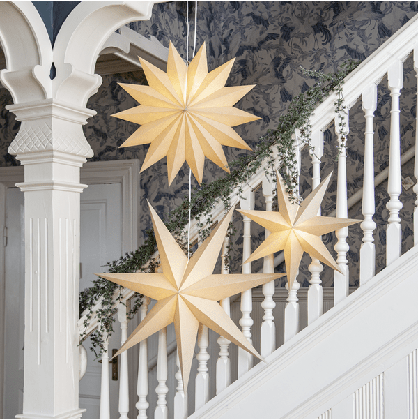 Plain Ø60 Beige De Star Trading - Cu&eacute;lgala en la ventana o ap&oacute;yala en la pared: &iexcl;la estrella navide&ntilde;a perfecta!