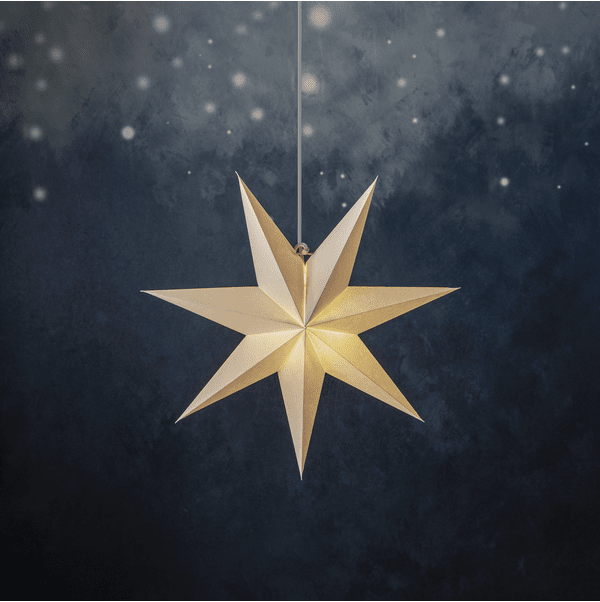 Plain Ø45 Blanco De Star Trading - Cu&eacute;lgala en la ventana o ap&oacute;yala en la pared: &iexcl;la estrella navide&ntilde;a perfecta!