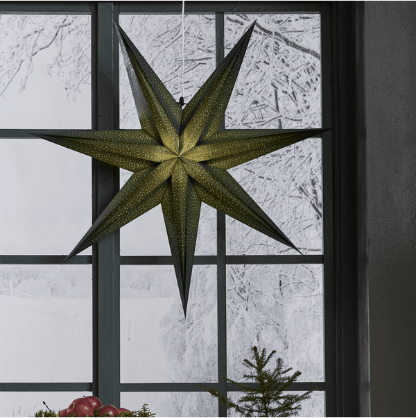 Holly Ø75 Verde De Star Trading - Cu&eacute;lgala en la ventana o ap&oacute;yala contra la pared para crear el ambiente navide&ntilde;o perfecto.