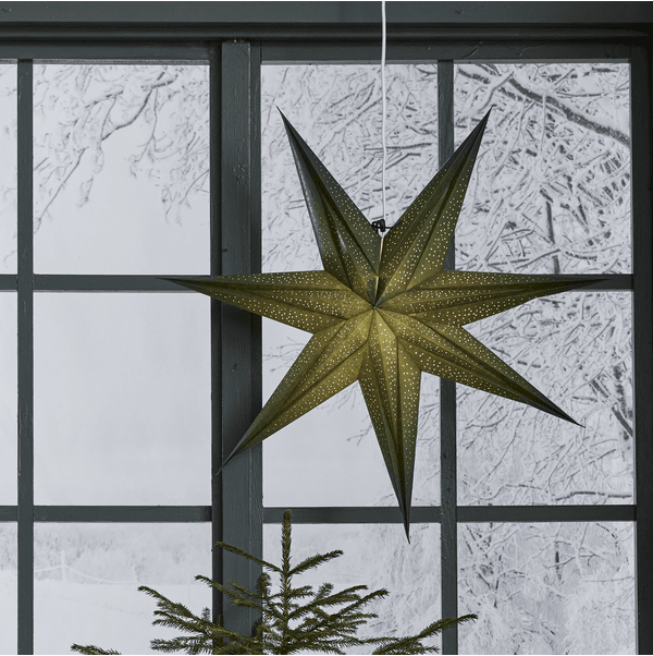 Holly Ø60 Verde De Star Trading - Cu&eacute;lgala en la ventana o ap&oacute;yala contra la pared para crear el ambiente navide&ntilde;o perfecto.