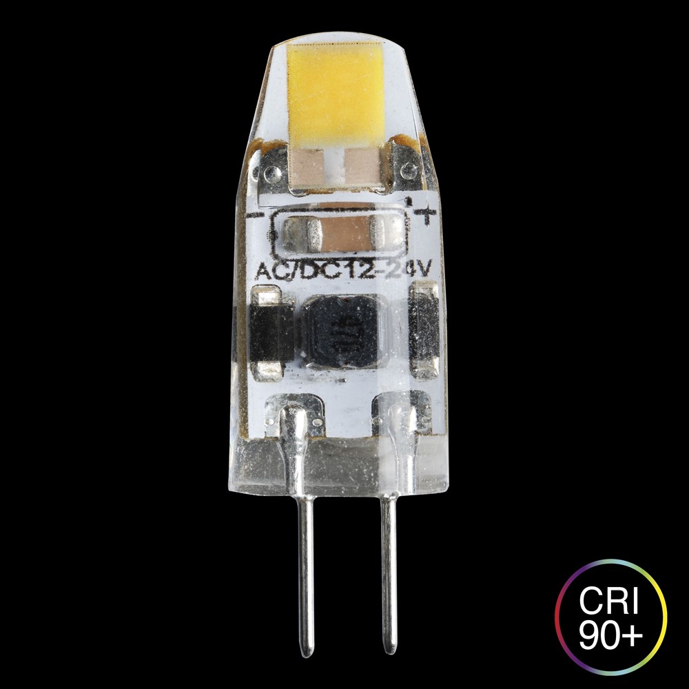 LED G4 Silicona 12V 1,1W 3000K Regulable Transparente De Unison - El LED G4 de silicona 12 V 1,1 W es una fuente de luz peque&ntilde;a y potente con un brillo c&aacute;lido en la superficie.