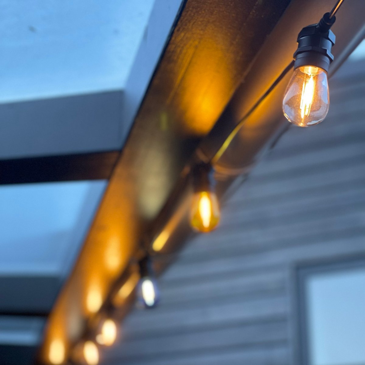 Cosy Negro De Lightson - El bucle tiene una longitud de 5 m, dispone de 10 fuentes de luz y se puede conectar f&aacute;cilmente a cualquiera de nuestros cables.