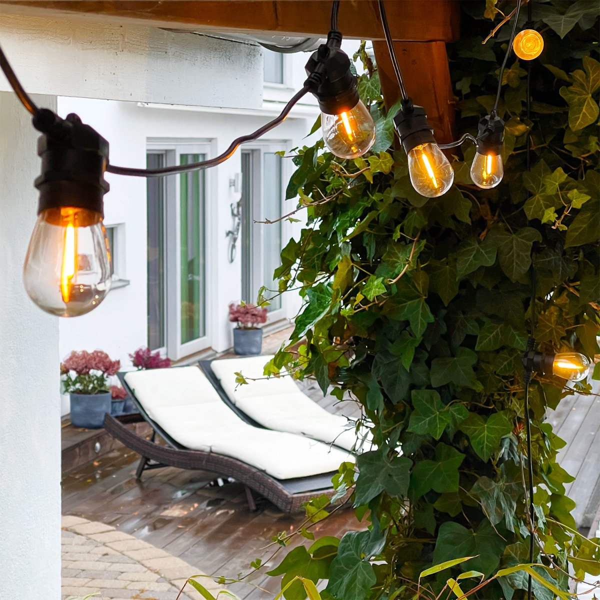 Deco bulb x 5 Transparente De Lightson - Tenga en cuenta que las fuentes de luz están diseñadas para el sistema LightsOn Garden, que funciona con 12 V CA y no se puede utilizar en luminarias normales de 230 V.