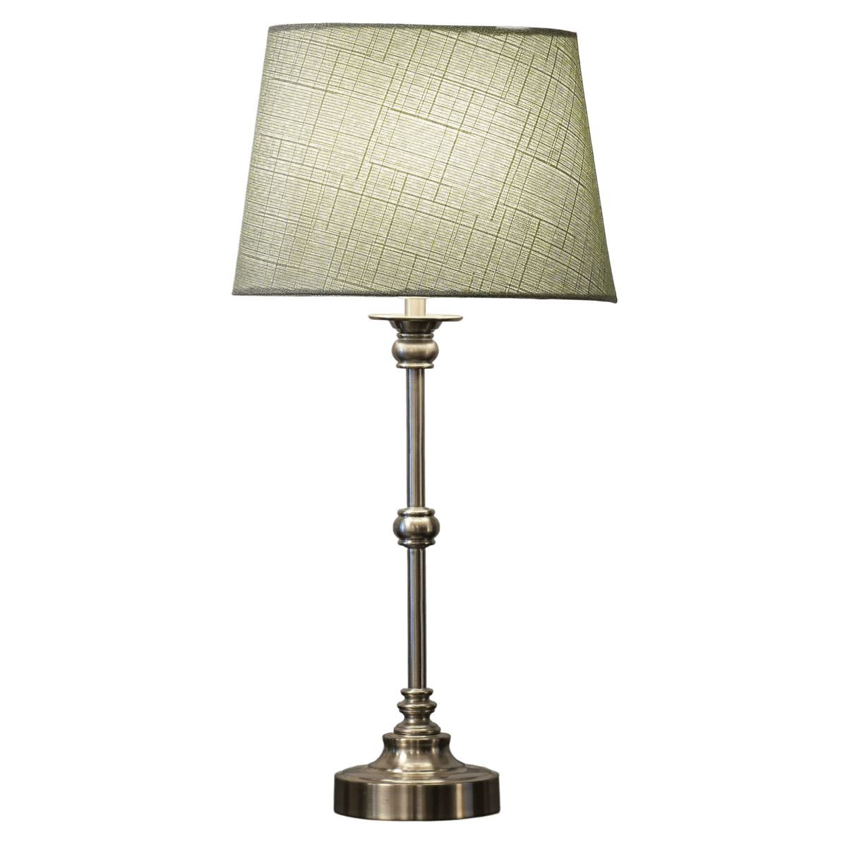Axel Mini 50cm Plata/verde lámpara de mesa De Lampan - La l&aacute;mpara incluye un cable de 2 metros, un interruptor y un enchufe.