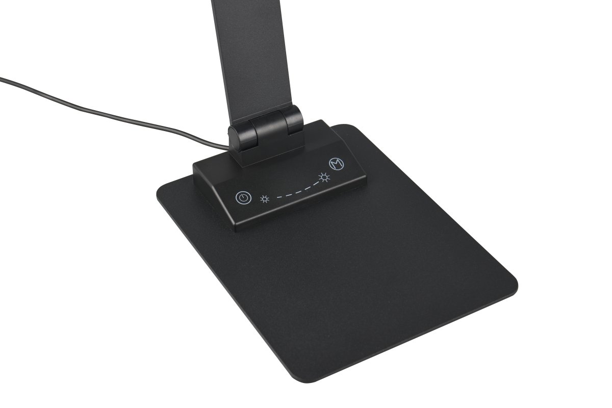 Travis 70cm Negro lámpara de escritorio De - Las pr&aacute;cticas articulaciones de la l&aacute;mpara permiten una direcci&oacute;n de luz individual, lo que la convierte en la opci&oacute;n perfecta para cualquier espacio de trabajo.