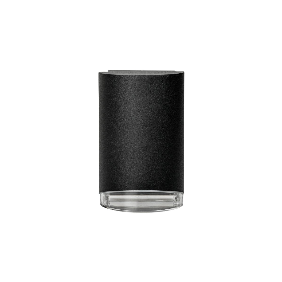 Ribe Negro lámpara de exterior De Dyberg Larsen - El aplique de exterior Ribe Down, fabricado en aluminio negro mate, es una lámpara funcional que, a pesar de su tamaño, proporciona una buena iluminación exterior.