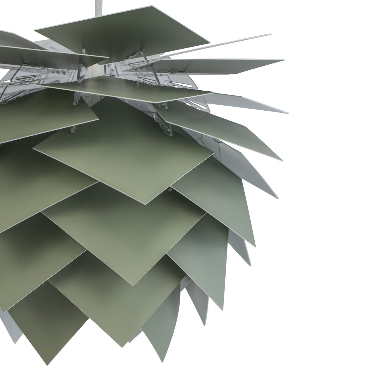 Illumin Ø35 Verde Lámpas de techo De Dyberg Larsen - La lámpara viene en una elegante caja negra con una exclusiva campana de techo Rosetta, un cable de tela de 3 metros y piezas que puedes ensamblar fácilmente tú mismo.