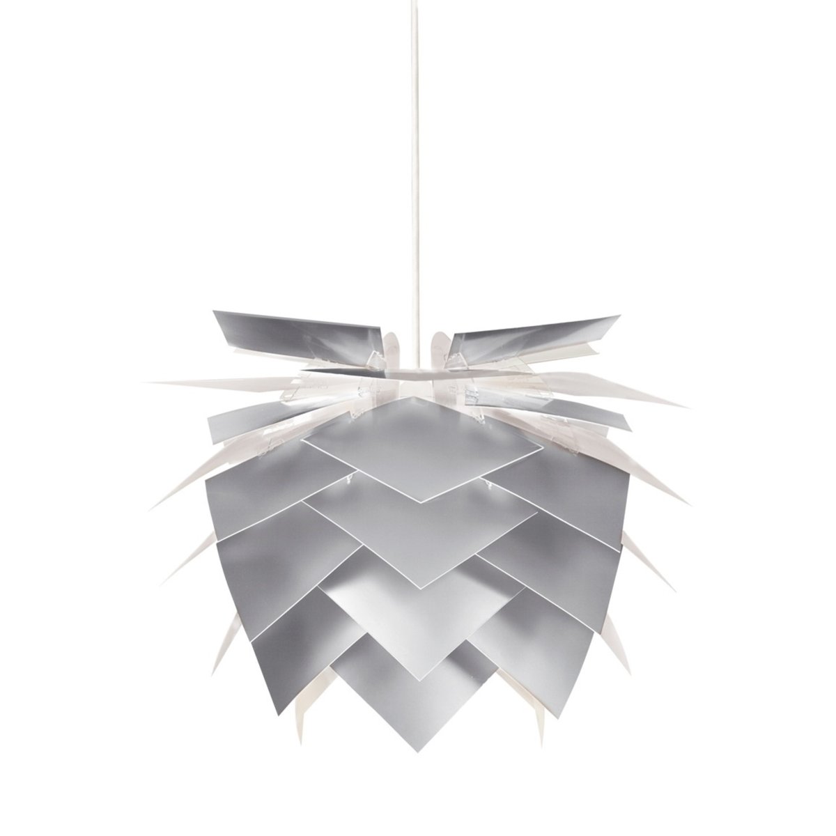 Pineapple Ø45 Aluminio Lámpas de techo De Dyberg Larsen - La lámpara de piña es a la vez una fuente de luz funcional y una expresión artística, perfecta para cualquiera que busque agregar carácter y estilo a su interior.
