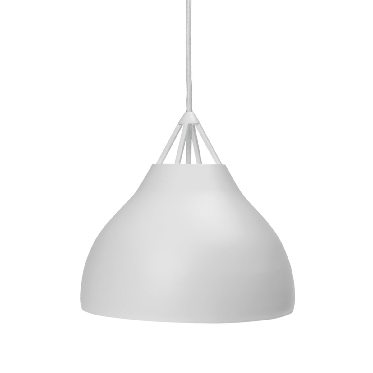 Pyra Ø23 Blanco Lámpas de techo De Dyberg Larsen - Diseñada por Frank Kerdil para Dyberg Larsen, Pyra es una lámpara que mejora tanto la calidad de la luz como el estilo de su hogar.