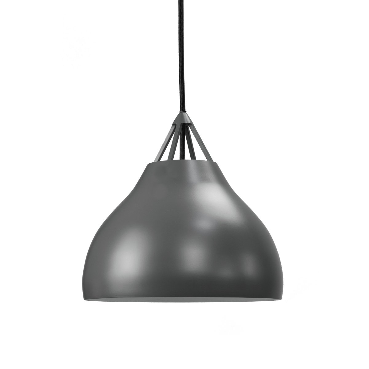 Pyra Ø23 Gris Lámpas de techo De Dyberg Larsen - Diseñada por Frank Kerdil para Dyberg Larsen, Pyra es una lámpara que mejora tanto la calidad de la luz como el estilo de su hogar.