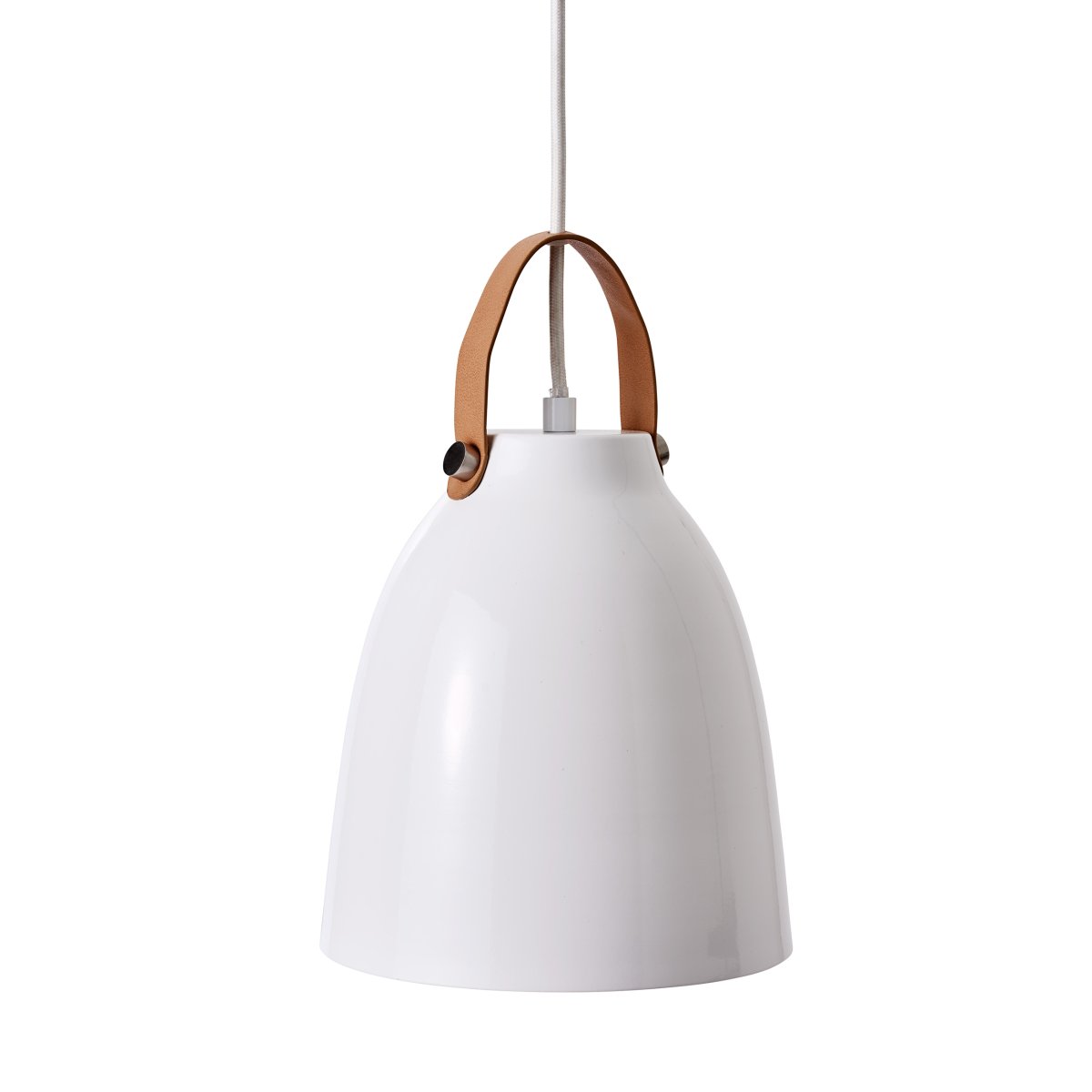 Copenhagen Ø26 Blanco de alto brillo Lámpas de techo De Dyberg Larsen - Con su diseño simple, se adapta a muchos entornos diferentes: encima de la mesa de la cocina, la mesa del comedor, en la esquina de la sala de estar o encima de su sillón favorito.