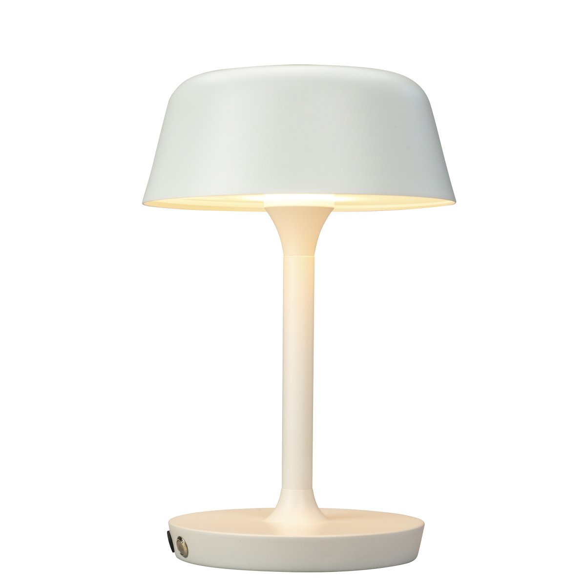 Valencia 30cm Blanco portátil De Dyberg Larsen - La elegante lámpara de mesa Valencia de Dyberg Larsen en color blanco es recargable y se puede colocar donde más se necesite.