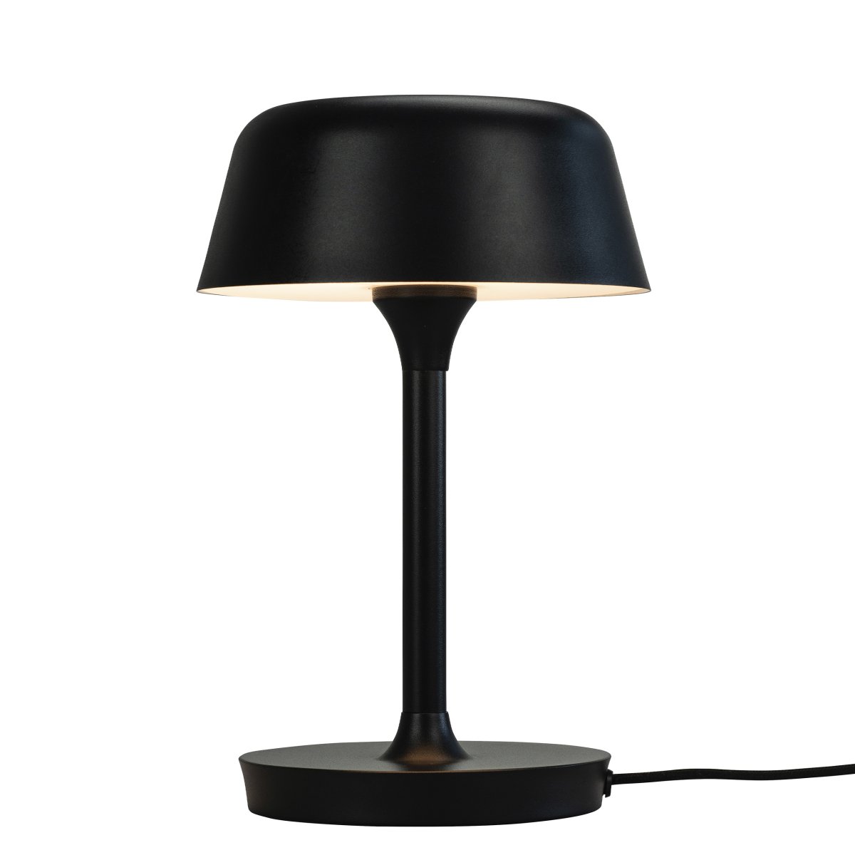 Valencia 30cm Negro lámpara de mesa De Dyberg Larsen - La lámpara de mesa Valencia es una lámpara elegante y única que emite una luz hermosa y agradable.