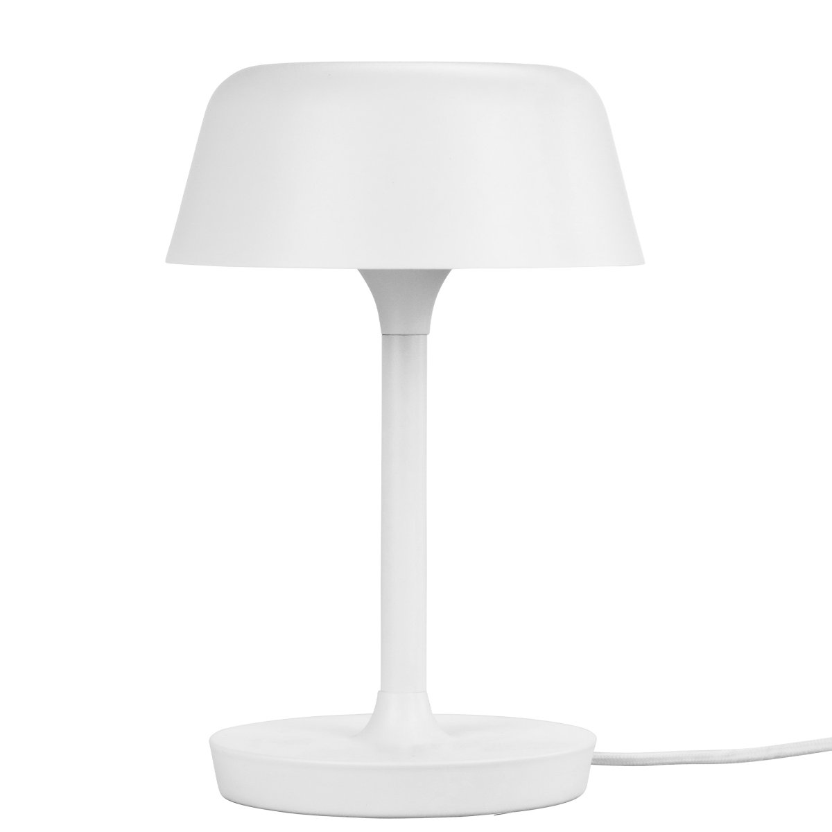 Valencia 30cm Blanco lámpara de mesa De Dyberg Larsen - La lámpara de mesa Valencia es una lámpara elegante y única que emite una luz hermosa y agradable.