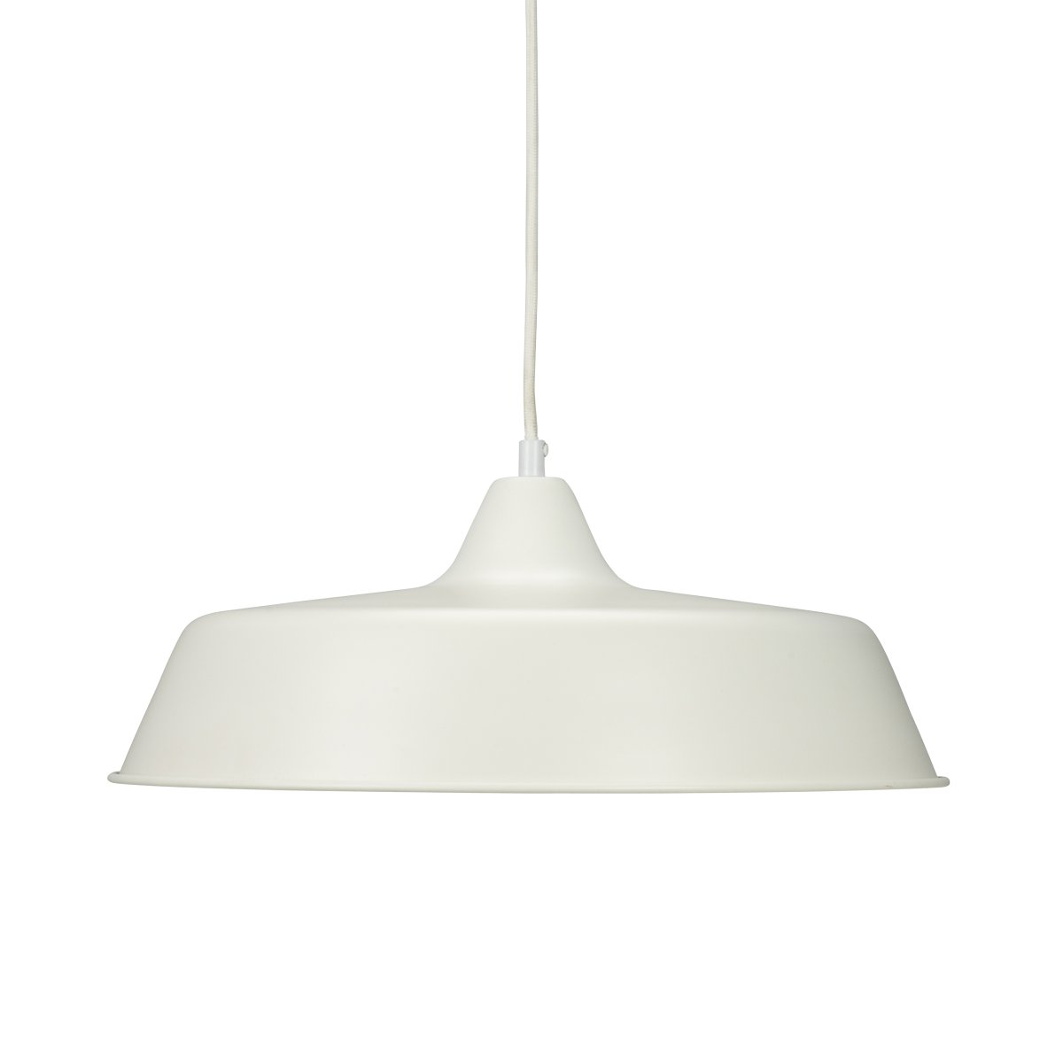 Raw Ø40 Blanco Lámpas de techo De Dyberg Larsen - La lámpara colgante “Raw” es una lámpara de techo moderna y elegante, fabricada en metal y con un diseño encantador.