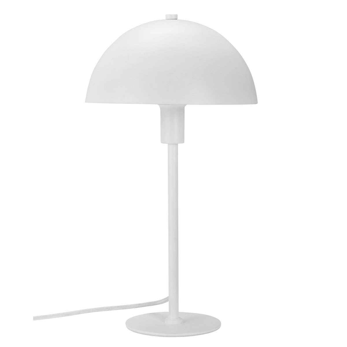 Stockholm 40cm Blanco lámpara de mesa De Dyberg Larsen - La pequeña lámpara de mesa blanca de la serie Stockholm con una altura de 38 cm es ideal como fuente de luz en la estantería, en un estante estrecho, en el alféizar de la ventana, en la mesita de noche y en muchos otros lugares.