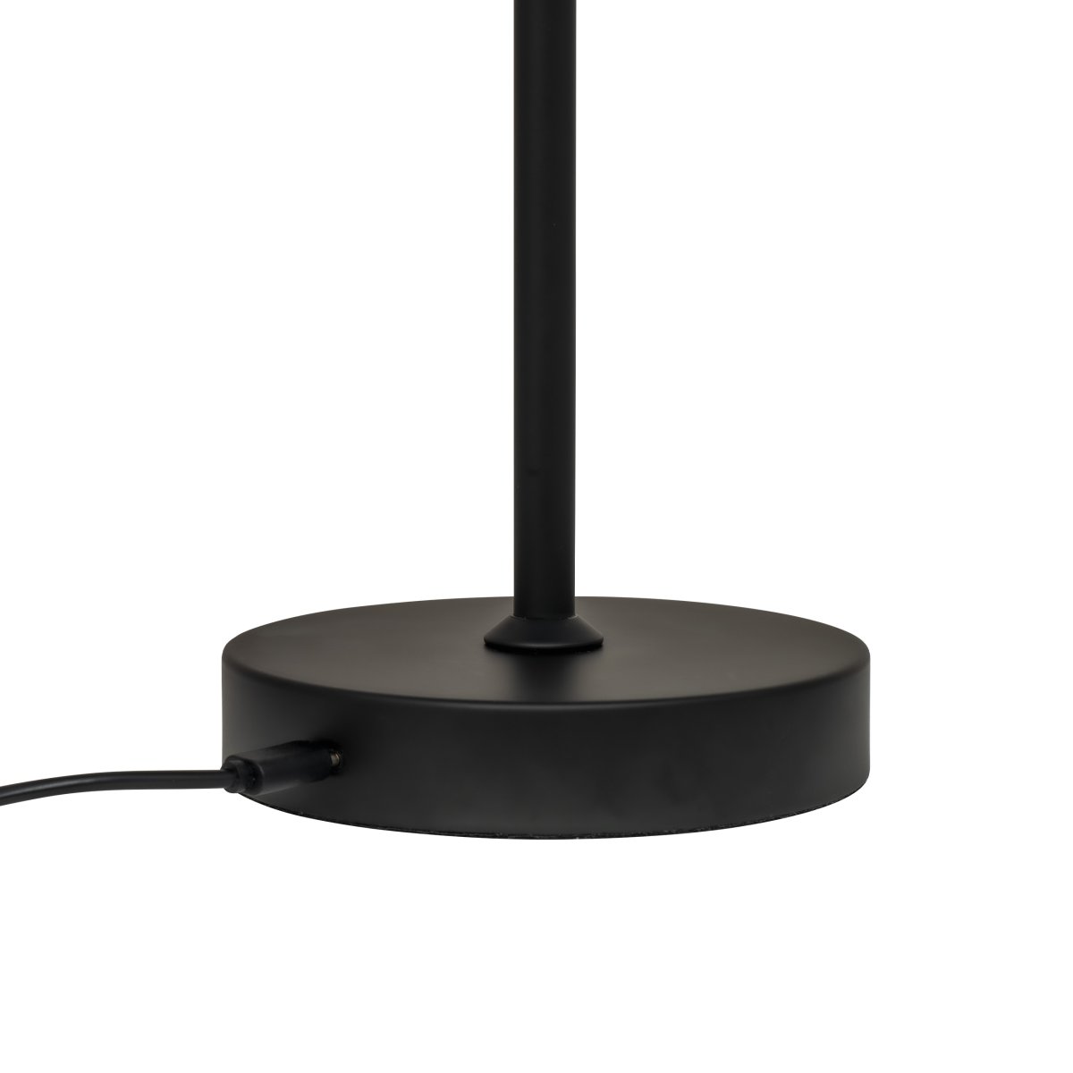 Stockholm 30cm Negro portátil De Dyberg Larsen - La l&aacute;mpara de mesa LED Stockholm en color negro es una l&aacute;mpara recargable con tres niveles de luminosidad (100%, 50% y 25%), ideal tanto para uso interior como ocasional en exterior.