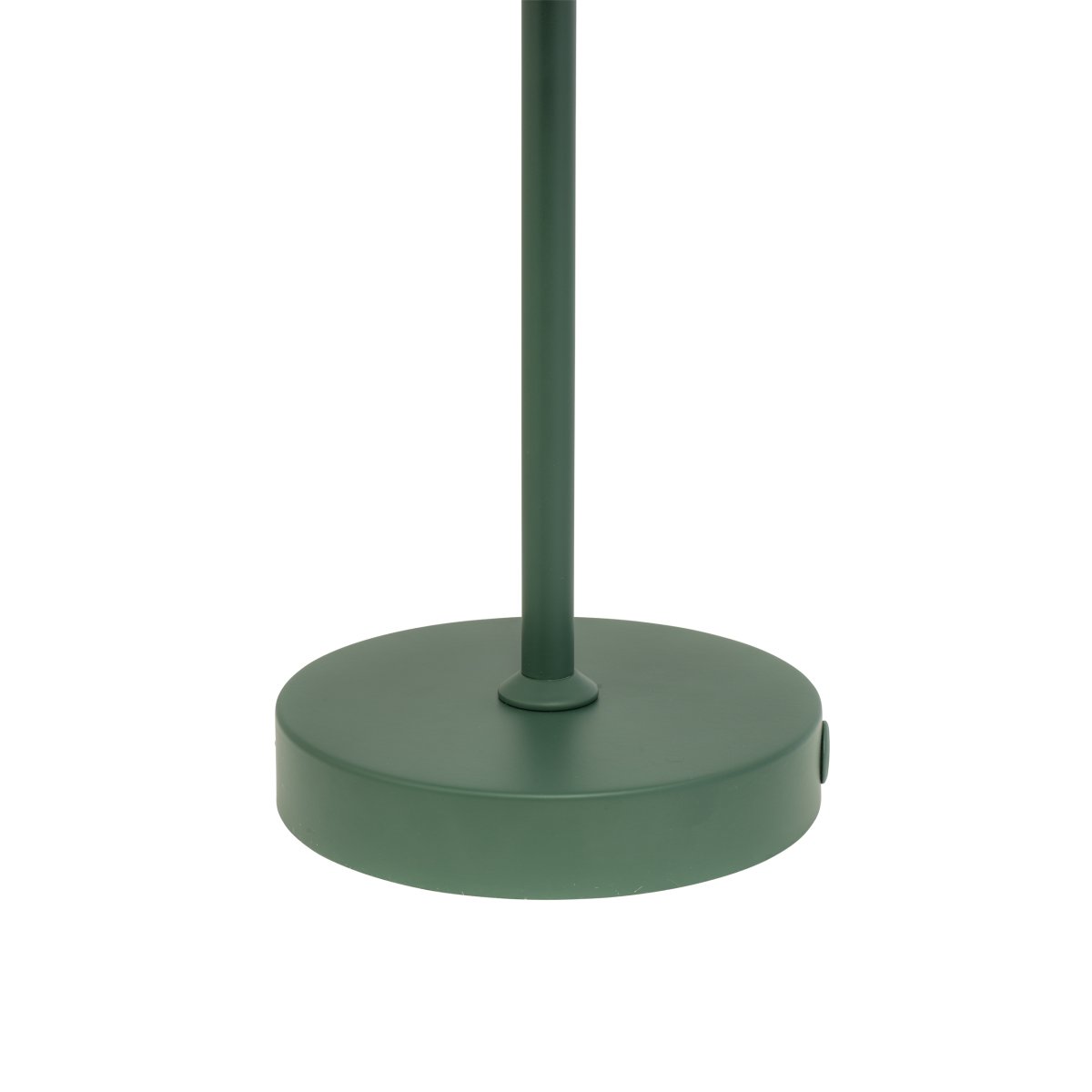 Stockholm 30cm Verde oscuro portátil De Dyberg Larsen - L&aacute;mpara de mesa Stockholm en color verde &ndash; Una l&aacute;mpara recargable con 3 niveles de brillo (100%, 50% y 25%) que proporciona una iluminaci&oacute;n flexible tanto en interiores como en exteriores.