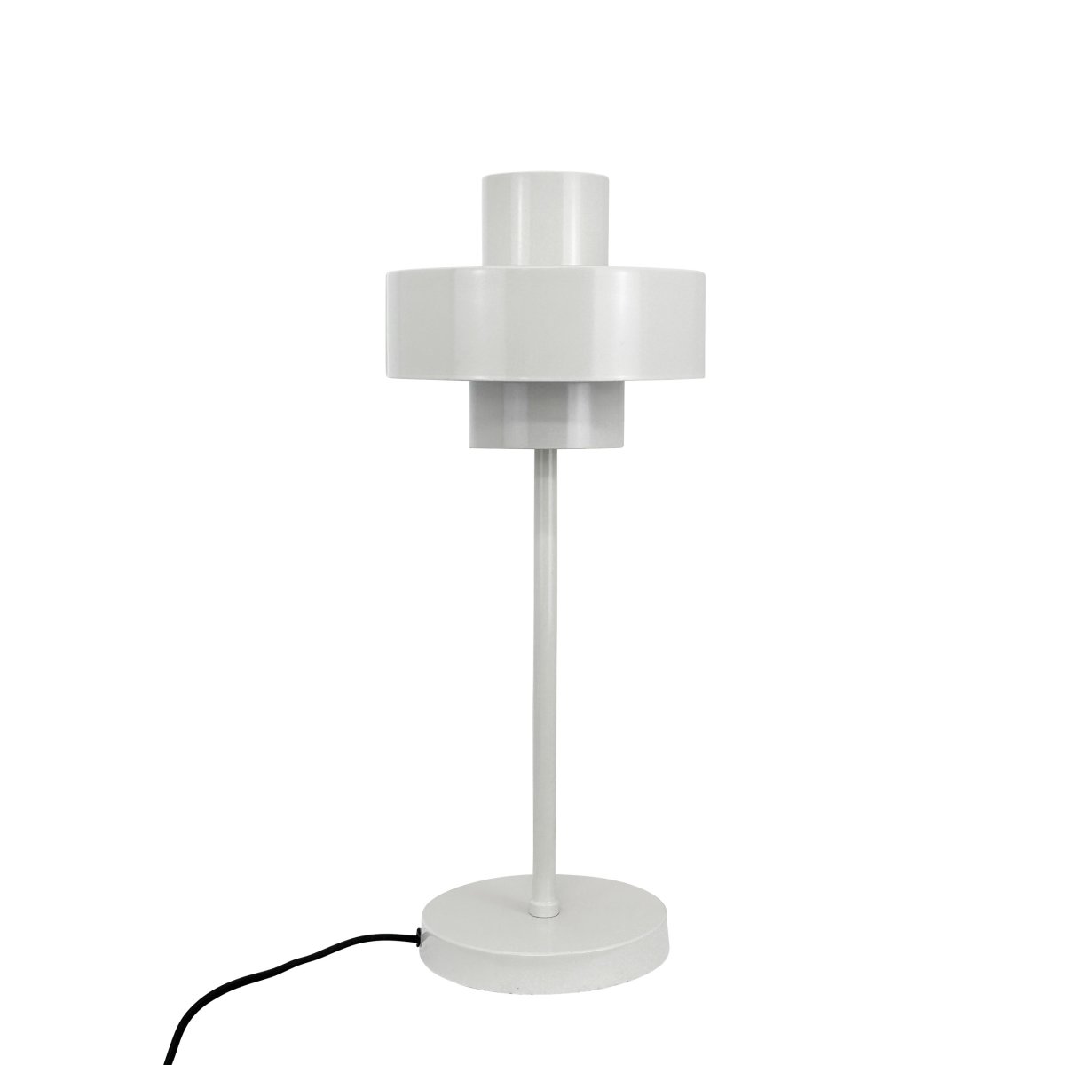 Stoke 50cm Blanco lámpara de mesa De Dyberg Larsen - La lámpara es adecuada tanto como detalle de decoración escultórico como punto de luz, por ejemplo en la cocina, en el escritorio o en el salón.