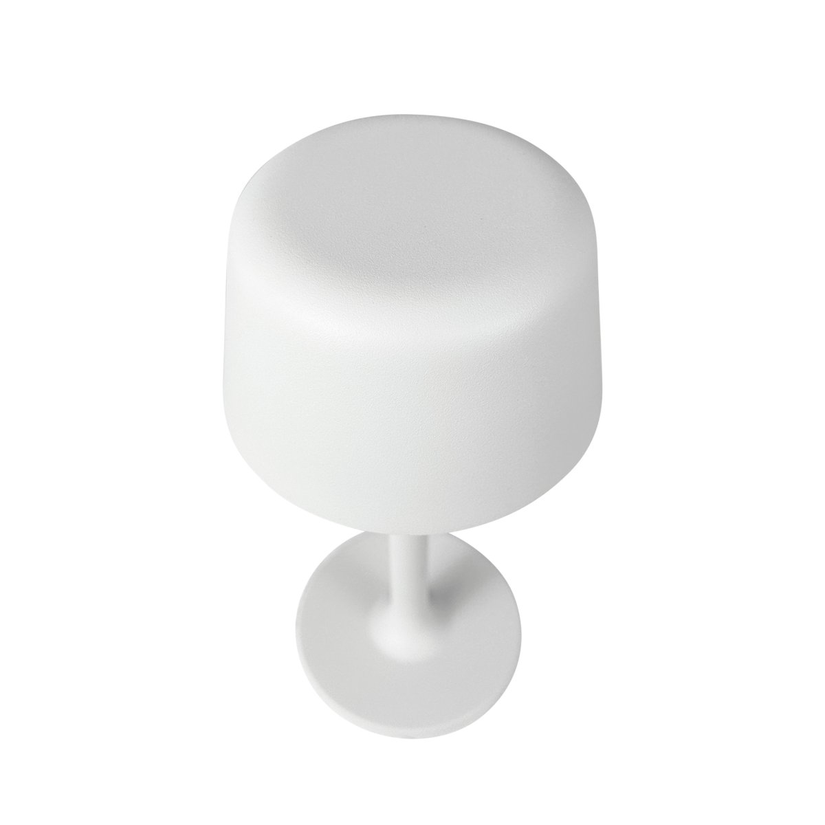 Flow 25cm Blanco portátil De Dyberg Larsen - La carga se realiza mediante un cable USB-C (adaptador no incluido) y debe protegerse de la humedad cuando no esté en uso.