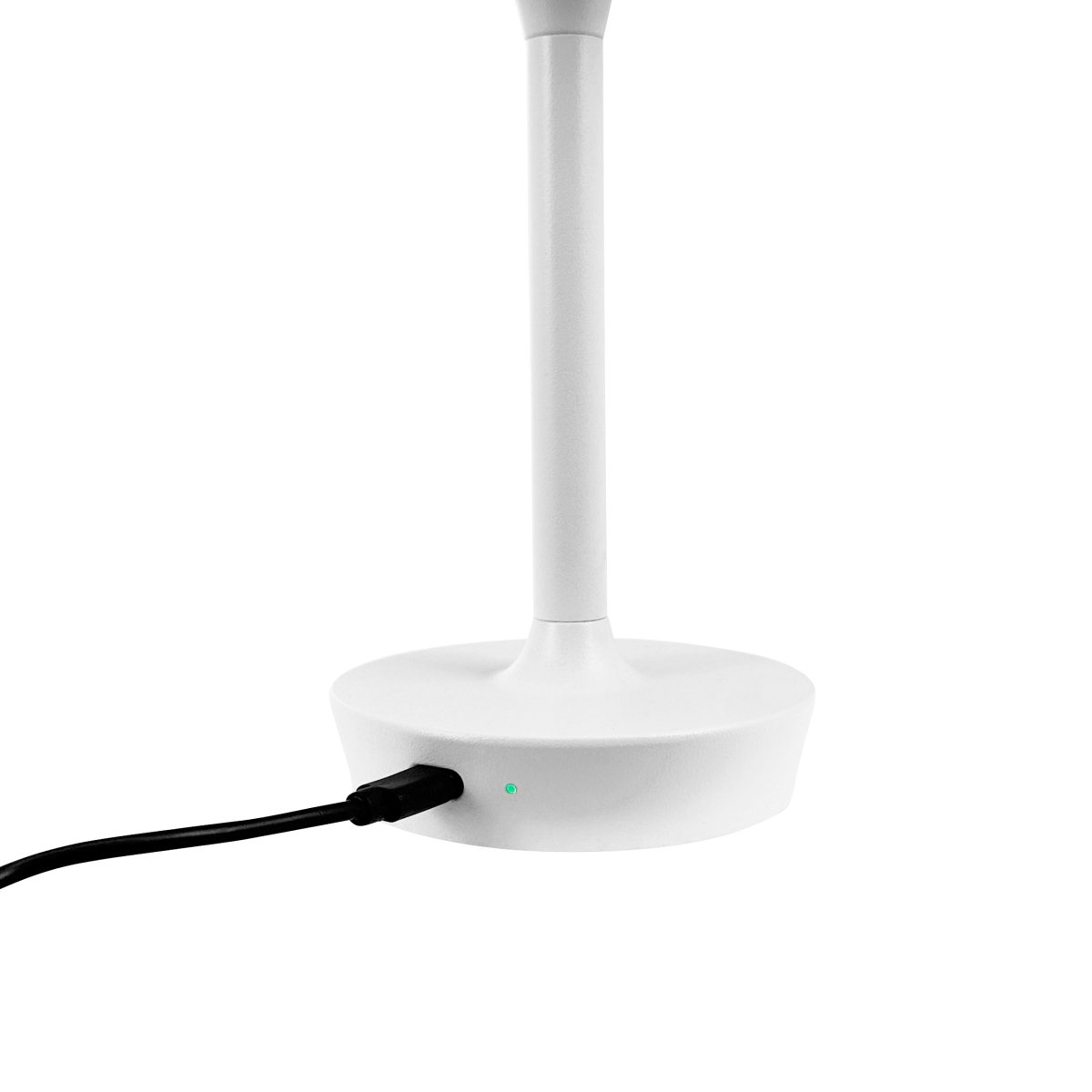 Flow 25cm Blanco portátil De Dyberg Larsen - La carga se realiza mediante un cable USB-C (adaptador no incluido) y debe protegerse de la humedad cuando no esté en uso.