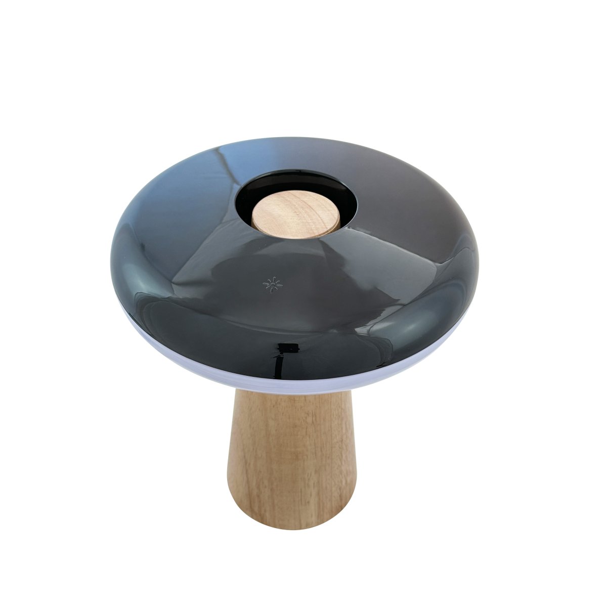 2 Ways 25cm Madera portátil De Dyberg Larsen - Con una base de madera natural, elegantes contrastes en blanco y negro y tres niveles de brillo ajustables mediante el botón en la pantalla, puede crear fácilmente la atmósfera adecuada.