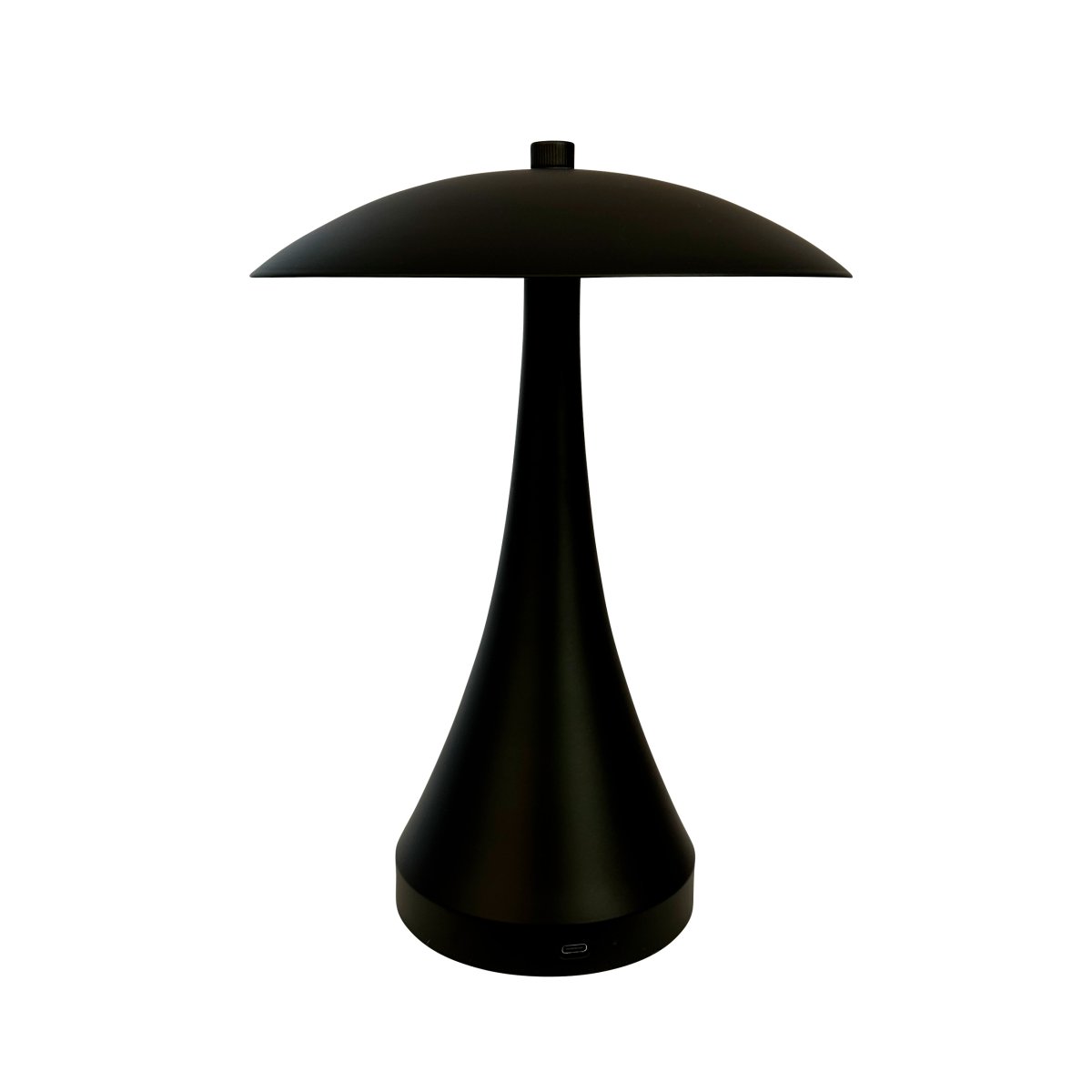 Vienna 28cm Negro portátil De Dyberg Larsen - La l&aacute;mpara LED Vienna impresiona por su luz suave y agradable, que se puede ajustar en tres niveles de brillo y crea as&iacute; la atm&oacute;sfera adecuada.