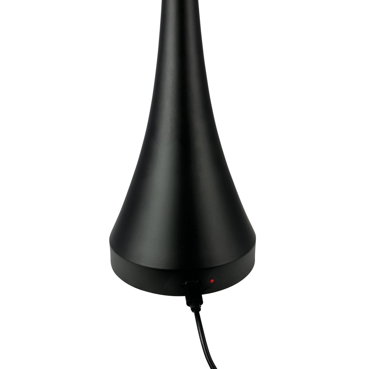 Vienna 28cm Negro portátil De Dyberg Larsen - La l&aacute;mpara LED Vienna impresiona por su luz suave y agradable, que se puede ajustar en tres niveles de brillo y crea as&iacute; la atm&oacute;sfera adecuada.