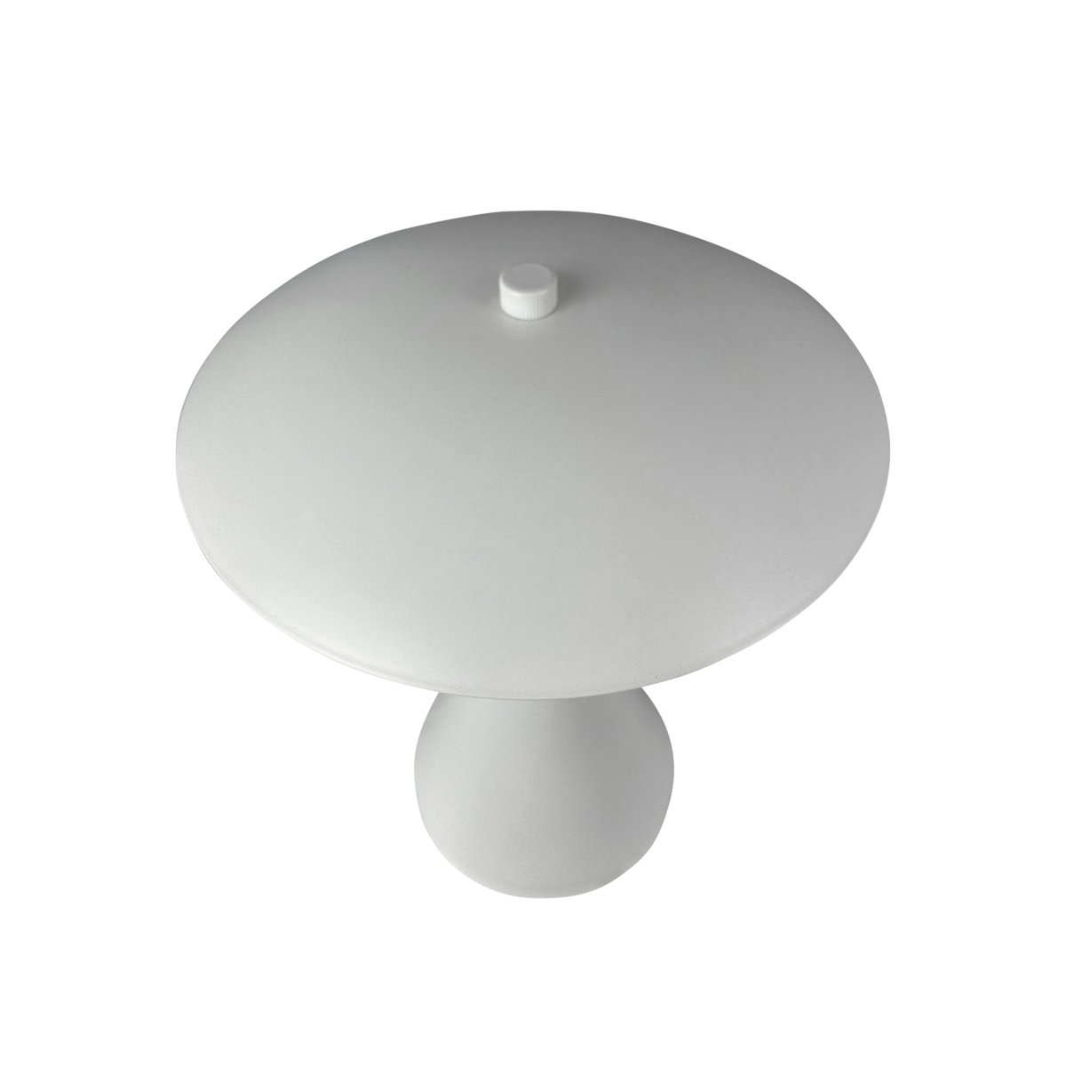 Vienna 28cm Blanco portátil De Dyberg Larsen - La lámpara LED Vienna impresiona por su luz suave y agradable, que se puede ajustar en tres niveles de brillo y crea así la atmósfera adecuada.